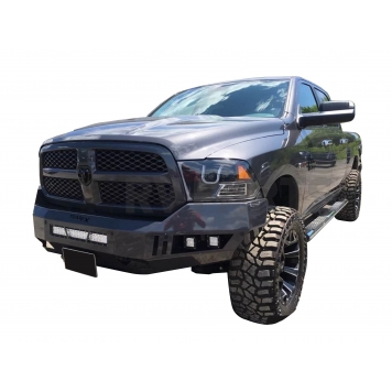 TrailFX TFX Front LD Bumper 1-Piece Design Steel Black - FLDB006TI-1