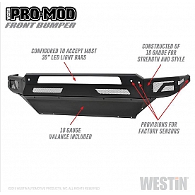 Westin Bumper Modular Pro-Mod Steel Black - 58-41025