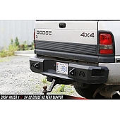 Fab Bumper Premium 1-Piece Design Steel Black - DR09-W2950-1