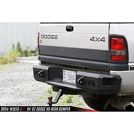 Fab Bumper Premium 1-Piece Design Steel Black - DR09-W2950-1
