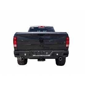 TrailFX TFX Rear LD Bumper 1-Piece Design Steel Black - RLDB003TI