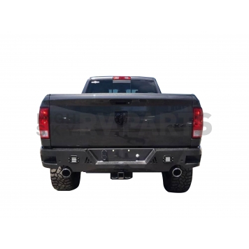 TrailFX TFX Rear LD Bumper 1-Piece Design Steel Black - RLDB003TI