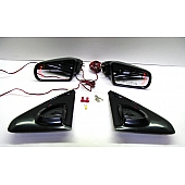 Street Scene Exterior Mirror Manual Oval Set Of 2 - 95015511