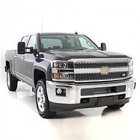 Smittybilt Grille - Powder Coated Black Stainless Steel - 615824