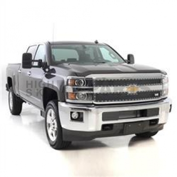 Smittybilt Grille - Powder Coated Black Stainless Steel - 615824