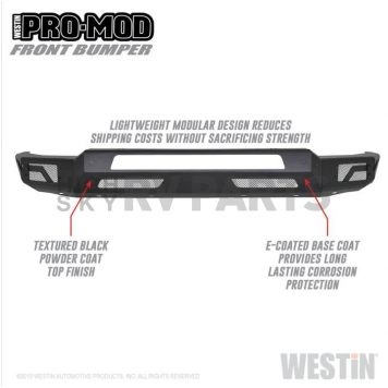 Westin Bumper Modular Pro-Mod Steel Black - 58-41075-2