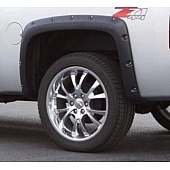 Lund Fender Flare - Black Tri-Flex &trade; ABS Thermoplastic Matte Set Of 4 - RX131S