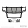 Westin Automotive Grille Guard 2 Inch Black Powder Coated Steel - 57-3975