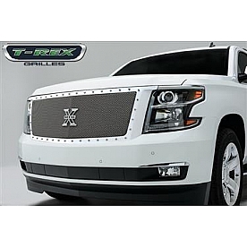 T-Rex Truck Products Grille Insert - Mesh Rectangular Polished Stainless Steel - 6710560