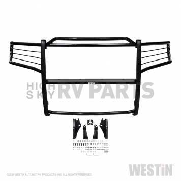 Westin Automotive Grille Guard 1-1/2 Inch Black Powder Coated Steel - 40-3975-3
