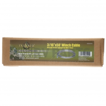 Keeper Corporation Winch Cable - 50 Feet x 3/16 Inch - KTA14119-1