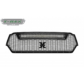 T-Rex Grille Insert - Mesh Steel Black Powder Coated - 7314651-BR