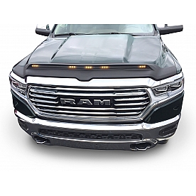 Auto Ventshade Bug Shield - Thermoplastic Olefin (TPO) Black Textured Matte - 753163