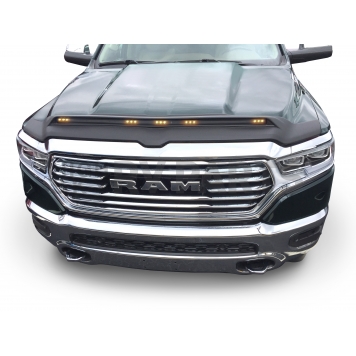 Auto Ventshade Bug Shield - Thermoplastic Olefin (TPO) Black Textured Matte - 753163
