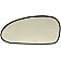 Help! By Dorman Exterior Mirror Glass Rectangular Power Single - 56638