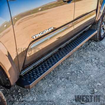 Westin Automotive Running Board Black Textured Powder Coated Steel Stationary - 27-74725-5