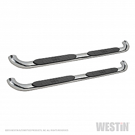 Westin Automotive Nerf Bar 4 Inch Stainless Steel Polished - 21-4080