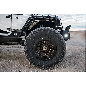 BODYGUARD Fender Flare - Black Steel Powder Coated Set Of 4 - 40898T