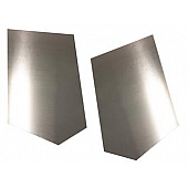Fishbone Offroad Fender Well Liner Aluminum Black - Front Set Of 2 - FB31117