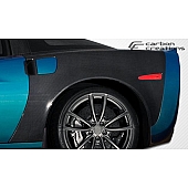 Extreme Dimensions Fender - Carbon Fiber Clear Gloss UV Coated Set Of 2 - 105776