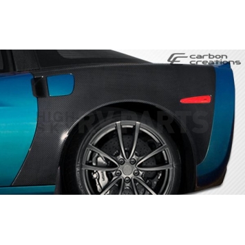 Extreme Dimensions Fender - Carbon Fiber Clear Gloss UV Coated Set Of 2 - 105776