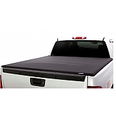 Lund International Tonneau Cover Soft Roll-Up Black Matte Canvas/ Twill Weaved Fabric - 968165