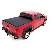 Lund International Tonneau Cover Soft Folding Black Matte Canvas/ Twill Weaved Fabric - 958165