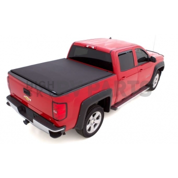 Lund International Tonneau Cover Soft Folding Black Matte Canvas/ Twill Weaved Fabric - 958165