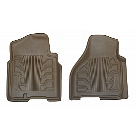 Lund Floor Liner Tan Vinyl Molded-Fit Set of 2 - 283071-T