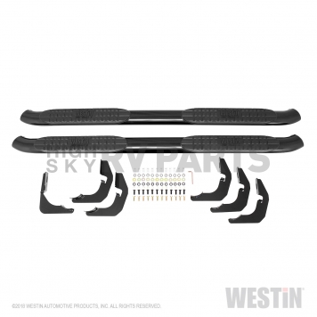 Westin Automotive Nerf Bar 4 Inch Steel Black Powder Coated - 21-24085-4