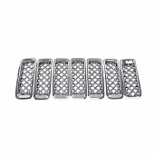 Coast To Coast Grille Insert - Chrome Plated ABS Plastic - GI419