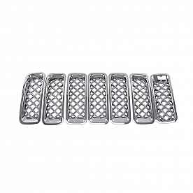 Coast To Coast Grille Insert - Chrome Plated ABS Plastic - GI419