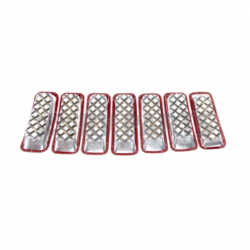 Coast To Coast Grille Insert - Chrome Plated ABS Plastic - GI419-1