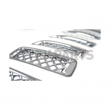 Coast To Coast Grille Insert - Chrome Plated ABS Plastic - GI419-2