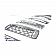 Coast To Coast Grille Insert - Chrome Plated ABS Plastic - GI419