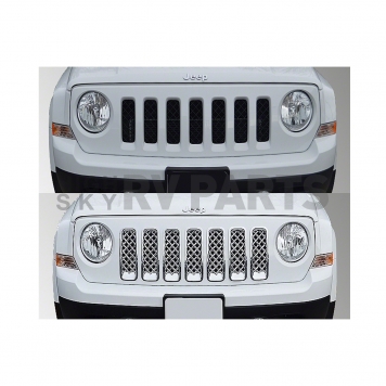 Coast To Coast Grille Insert - Chrome Plated ABS Plastic - GI419-3