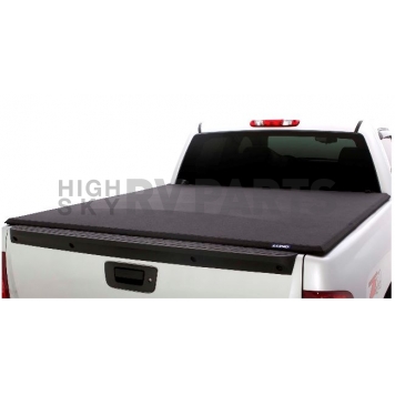 Lund International Tonneau Cover Soft Roll-Up Black Matte Canvas/ Twill Weaved Fabric - 968164
