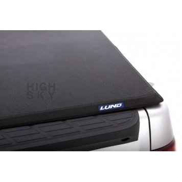 Lund International Tonneau Cover Soft Roll-Up Black Matte Canvas/ Twill Weaved Fabric - 968164-1
