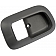 Help! By Dorman Interior Door Handle Bezel - Gray Plastic - 80503