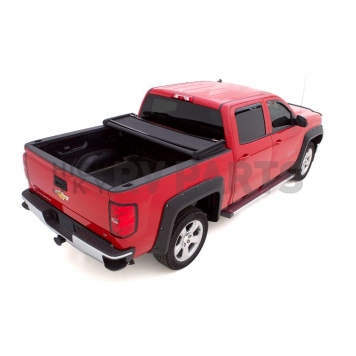 Lund International Tonneau Cover Soft Folding Black Matte Canvas/ Twill Weaved Fabric - 958164-1