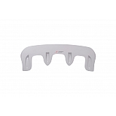 JSP Automotive Roof Visor - Gelcoat Fiberglass Gray - 12354