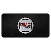 Automotive Gold License Plate - GMC Old Logo Stainless Steel - GMCCB