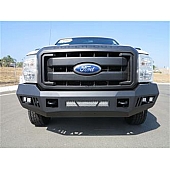 TrailFX TFX Front HD Bumper 1-Piece Design Steel Black - FHDNW002TI