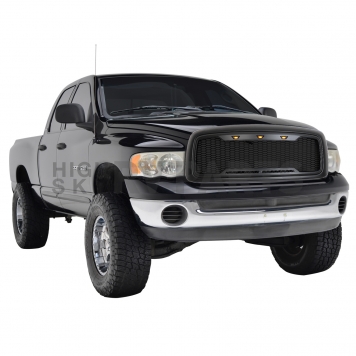 Paramount Automotive Grille - Matte Black ABS Plastic - 410197MB-1