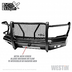 Westin Bumper HDX Bandit 1-Piece Design Steel Black - 58-31175