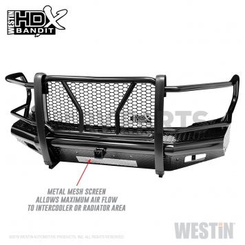 Westin Bumper HDX Bandit 1-Piece Design Steel Black - 58-31175