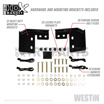 Westin Bumper HDX Bandit 1-Piece Design Steel Black - 58-31175-4