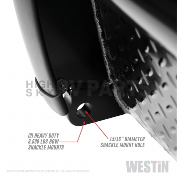 Westin Bumper HDX Bandit 1-Piece Design Steel Black - 58-31175-7