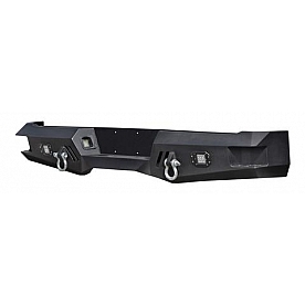 DV8 Bumper Modular Type Steel Black With Two 3 Inch Cube Lights - RBDR2-01