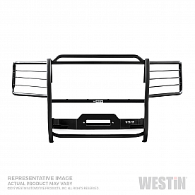 Westin Automotive Grille Guard 1-1/2 Inch Black Powder Coated Steel - 40-93555